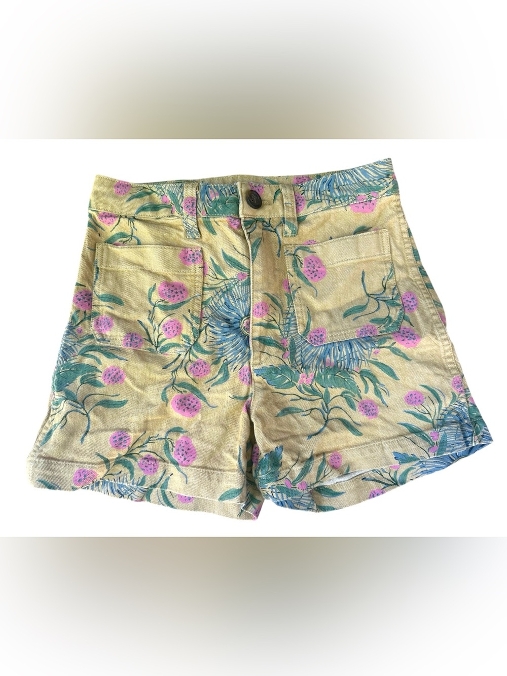 Madewell Emmett Shorts In Painted Bloom 24 EUC
